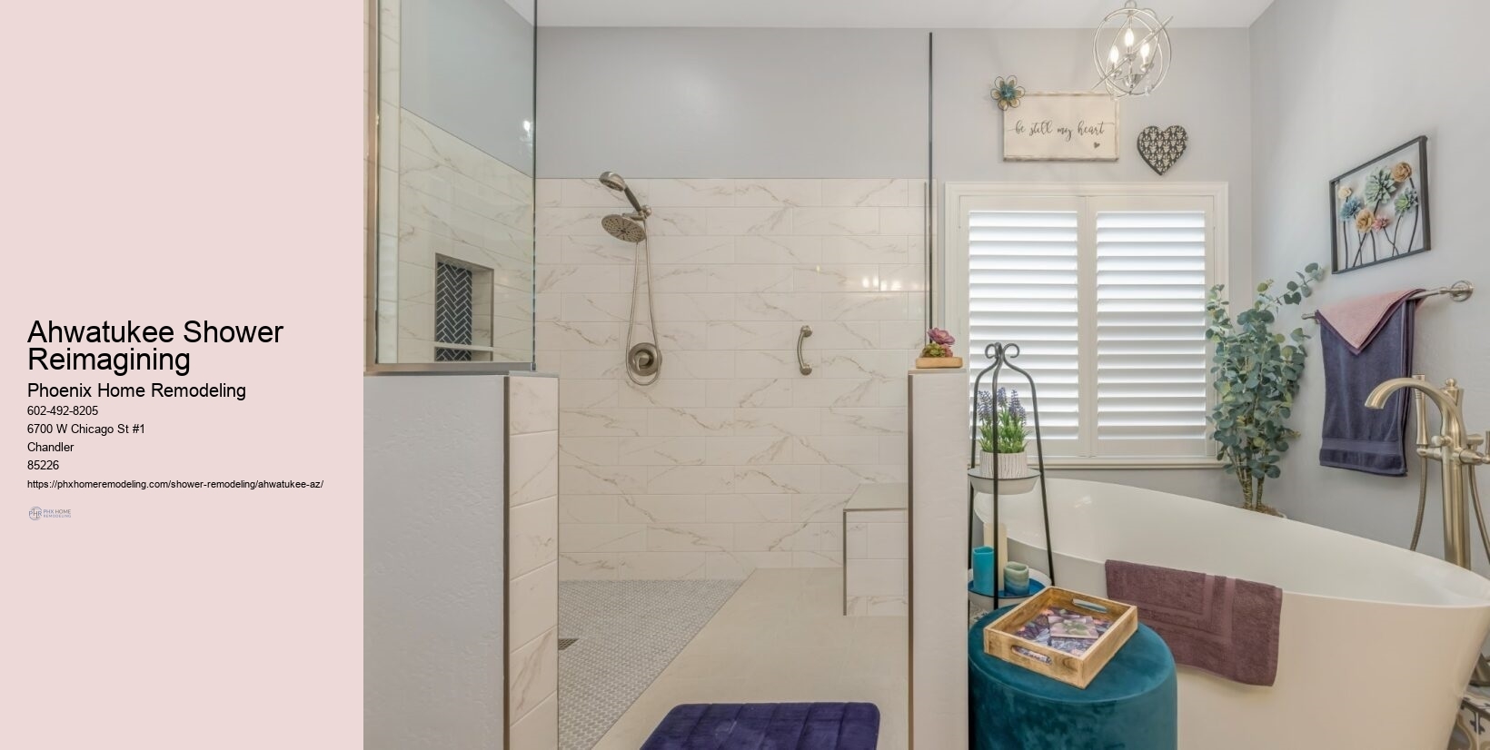 Innovative Shower Remodel Ahwatukee