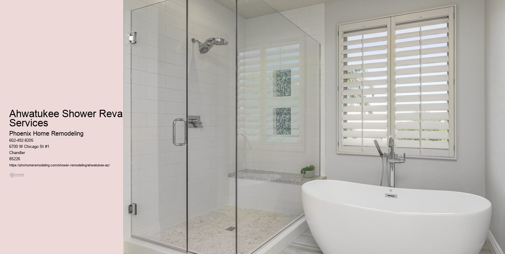 Ahwatukee Shower Revamp Services