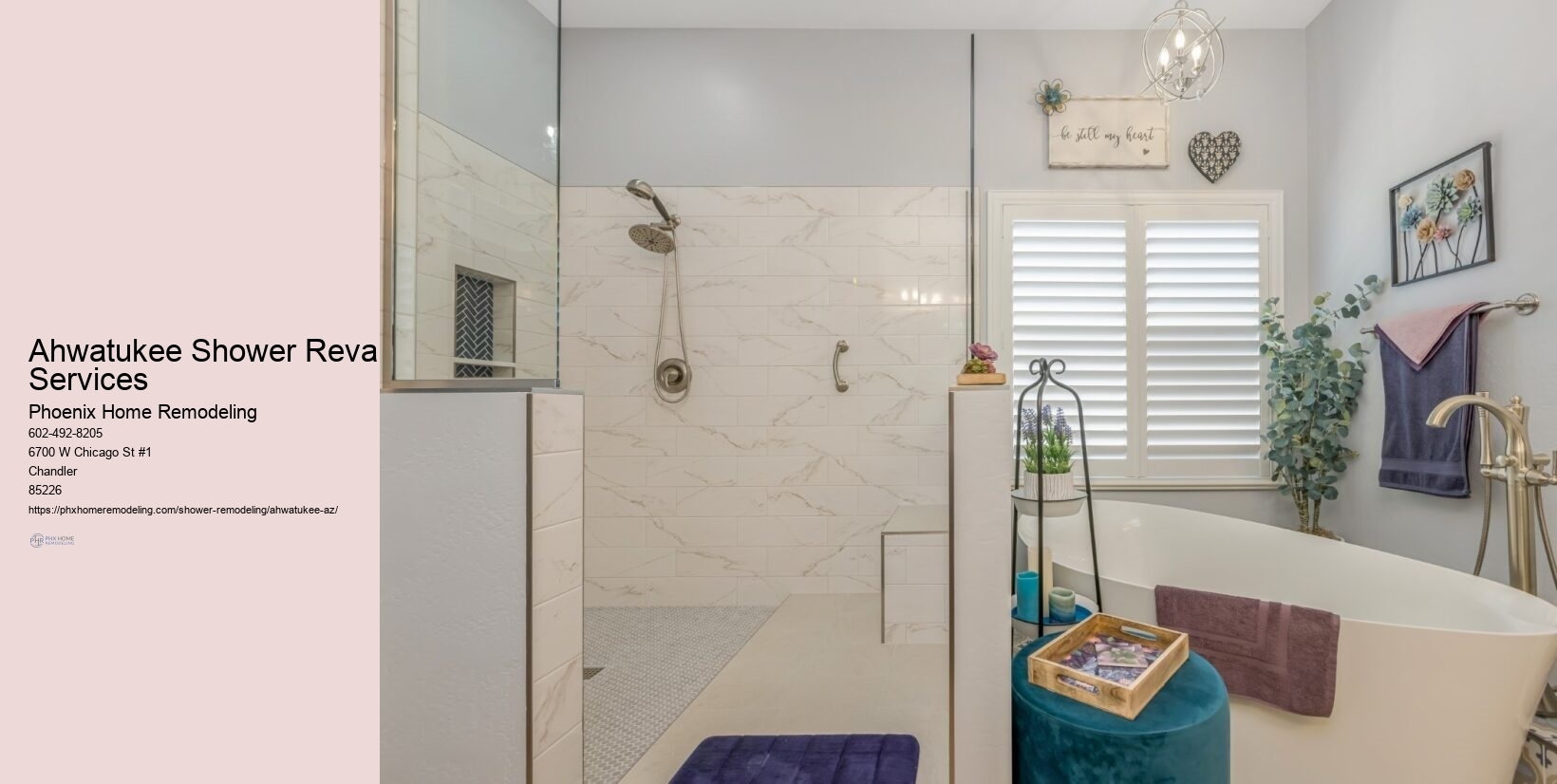 What are the best water-saving showers for Ahwatukee homes