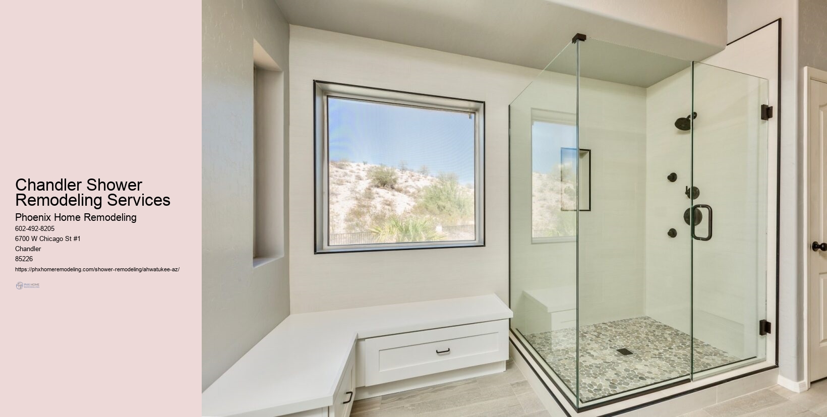 Seamless Shower Remodel in Ahwatukee