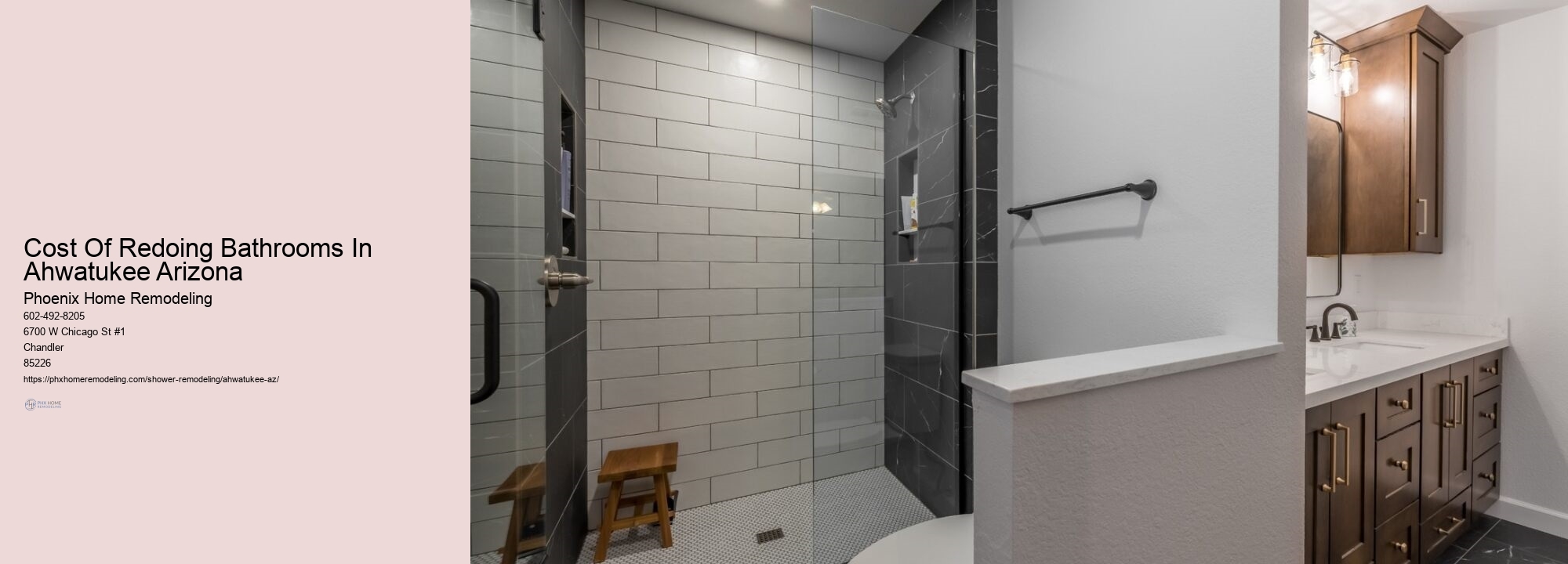 Luxury Shower Remodeling Ahwatukee