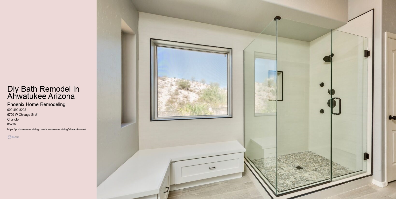 Customized Shower Design Ahwatukee