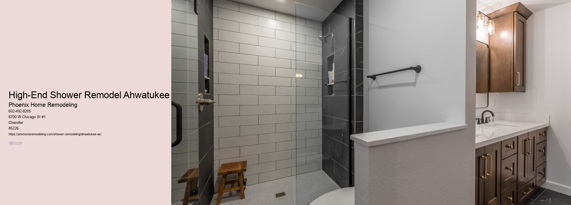 Ahwatukee Bespoke Shower Remodeling