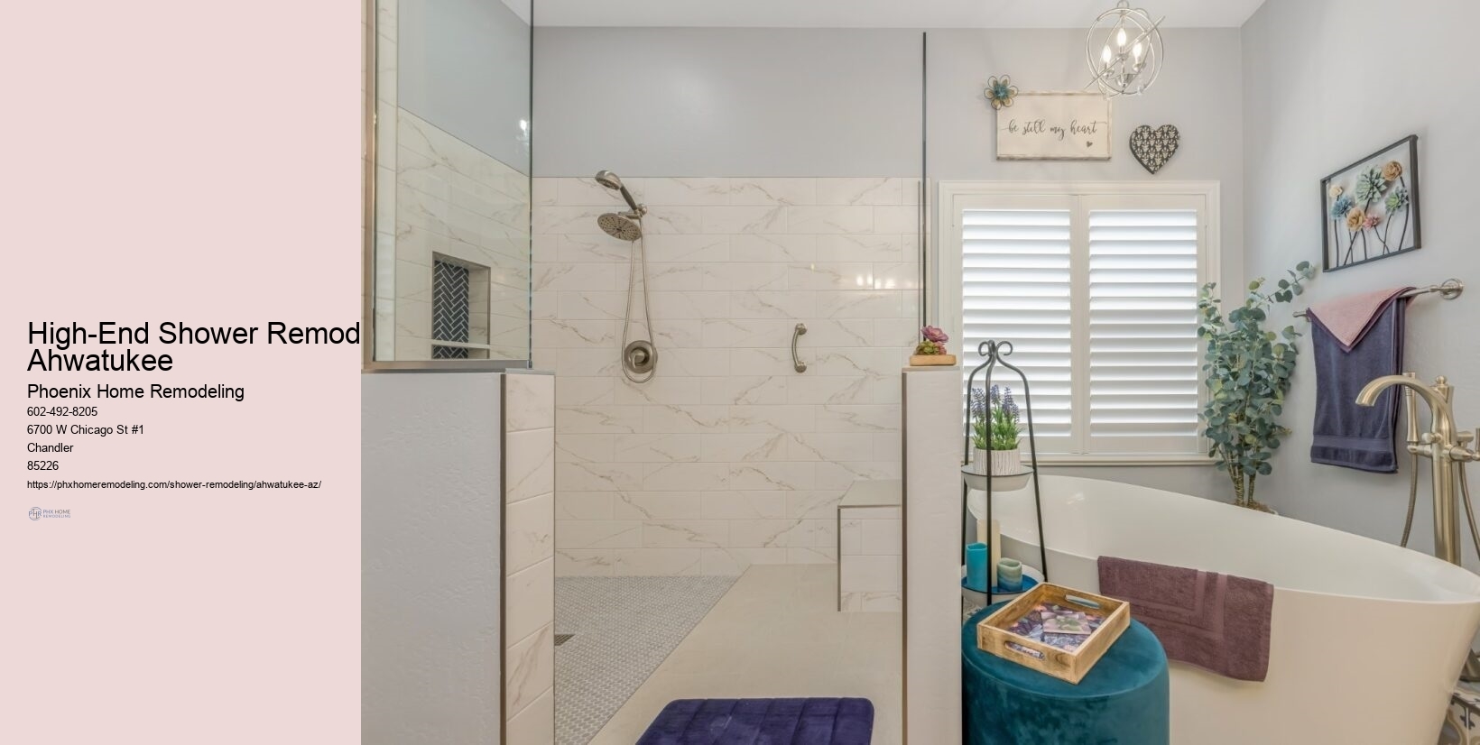 Premium Shower Overhaul Ahwatukee