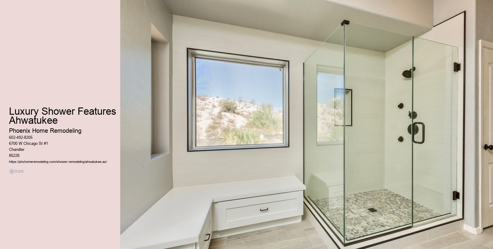 How do I choose a shower remodel contractor in Ahwatukee