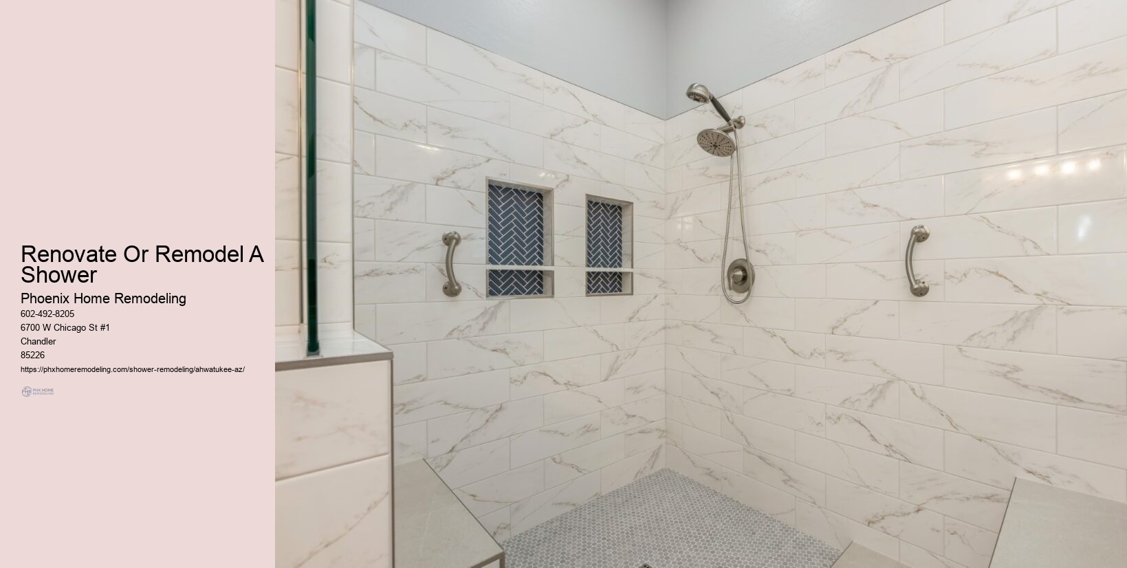 Ahwatukee Shower Redesign Service