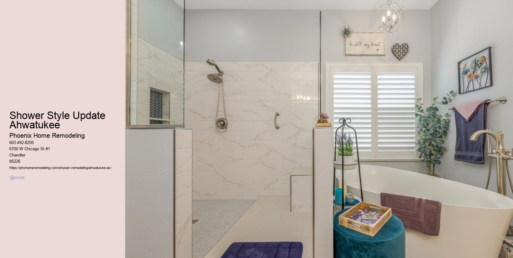 Ahwatukee Shower Remodeling