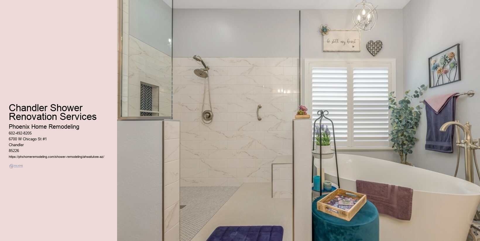 Luxury Shower Design Ahwatukee