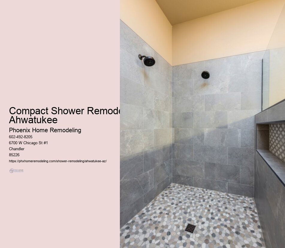 Shower remodel maintenance