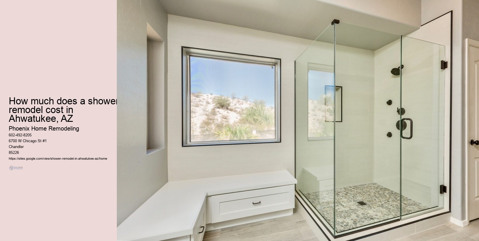 Shower Remodel Chandler AZ