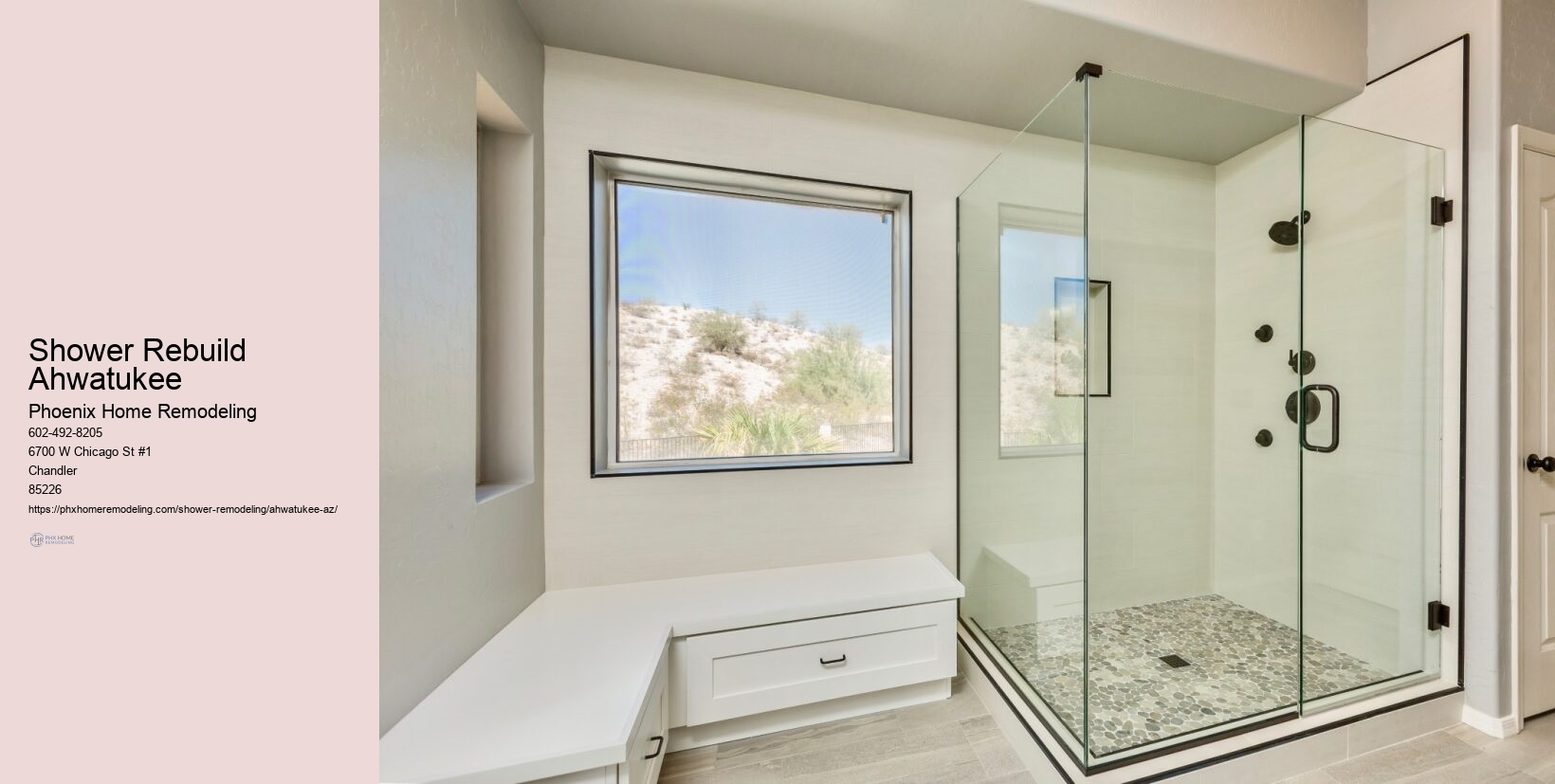 What are the ADA requirements for showers in Ahwatukee