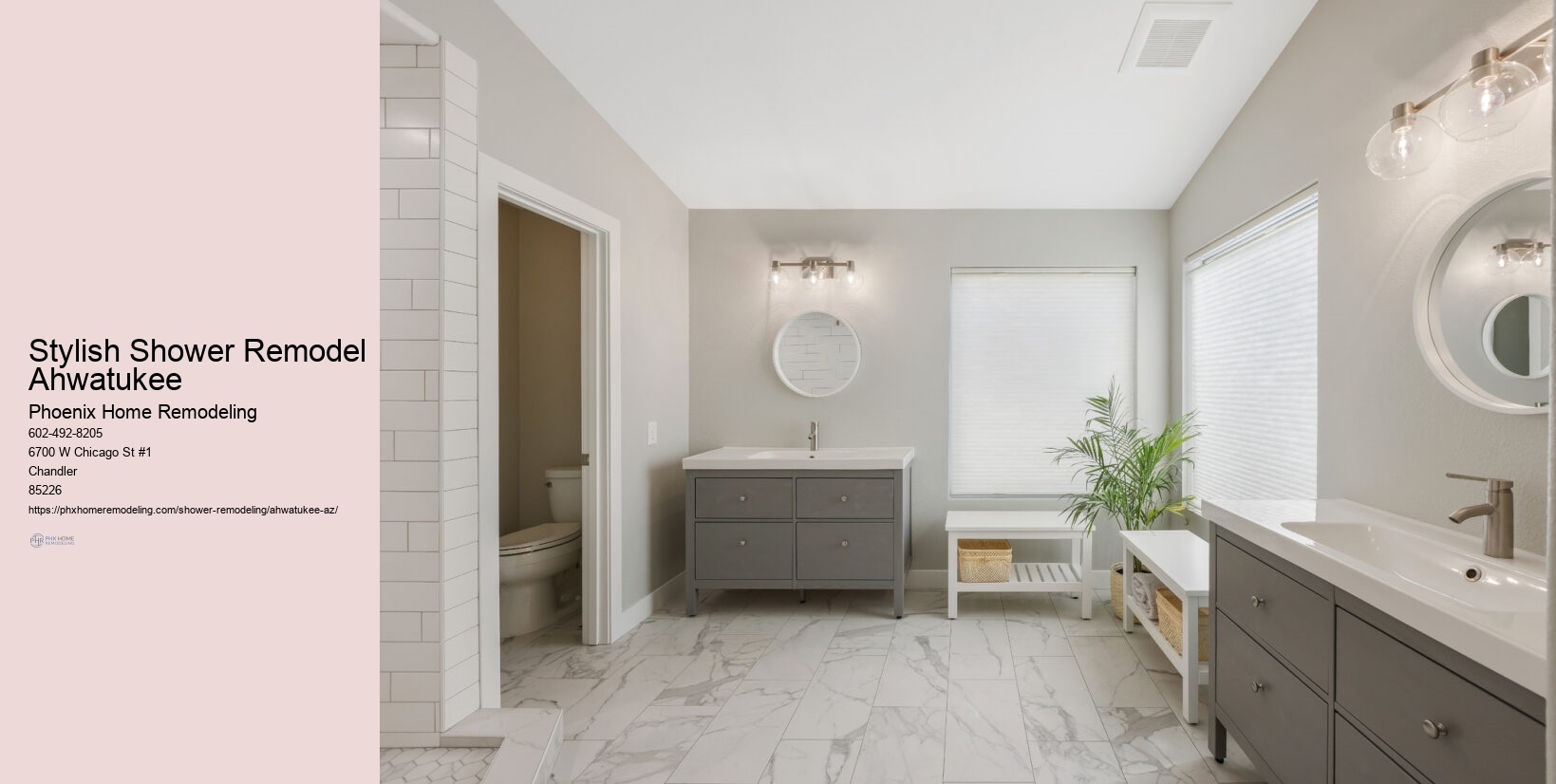 Shower Remodel With Bench