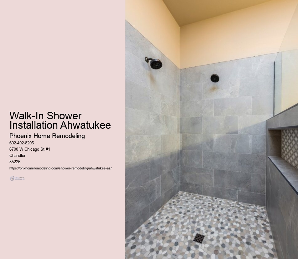 Luxury Shower Amenities Ahwatukee