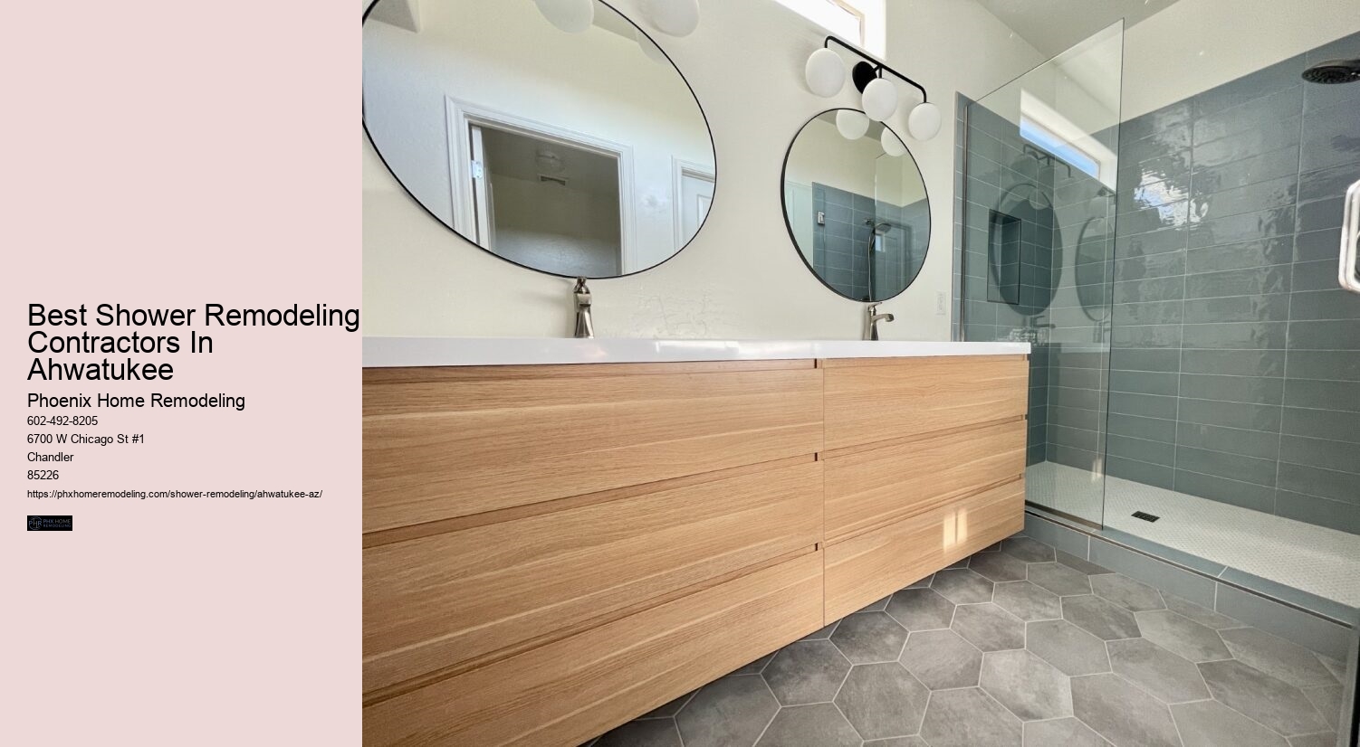 Best Shower Remodeling Contractors In Ahwatukee