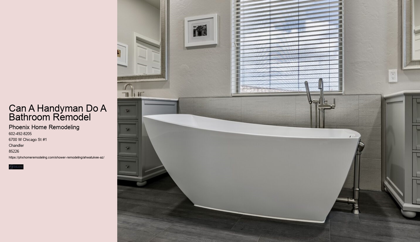 Can A Handyman Do A Bathroom Remodel