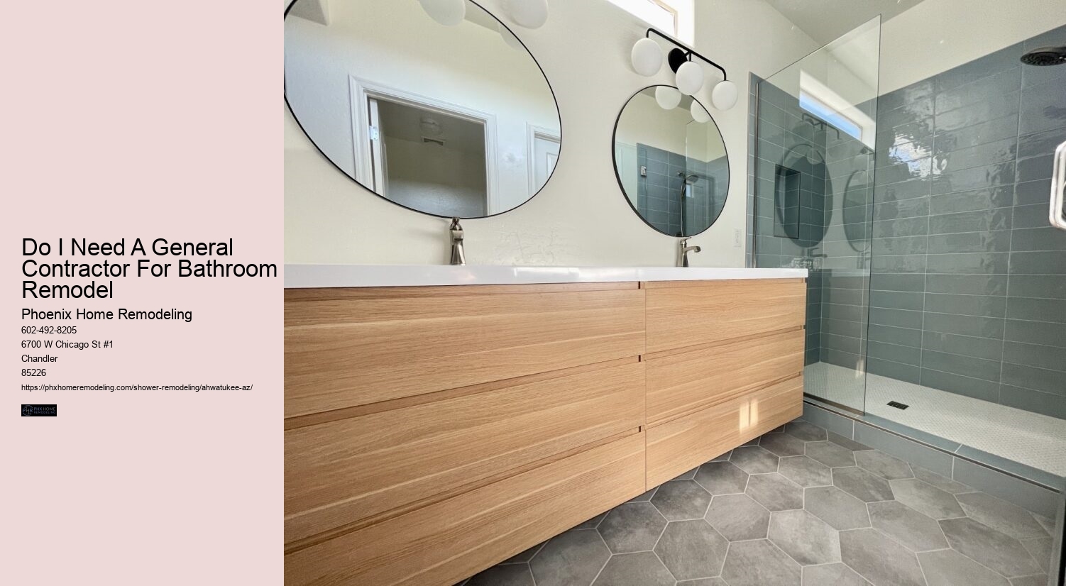 Do I Need A General Contractor For Bathroom Remodel
