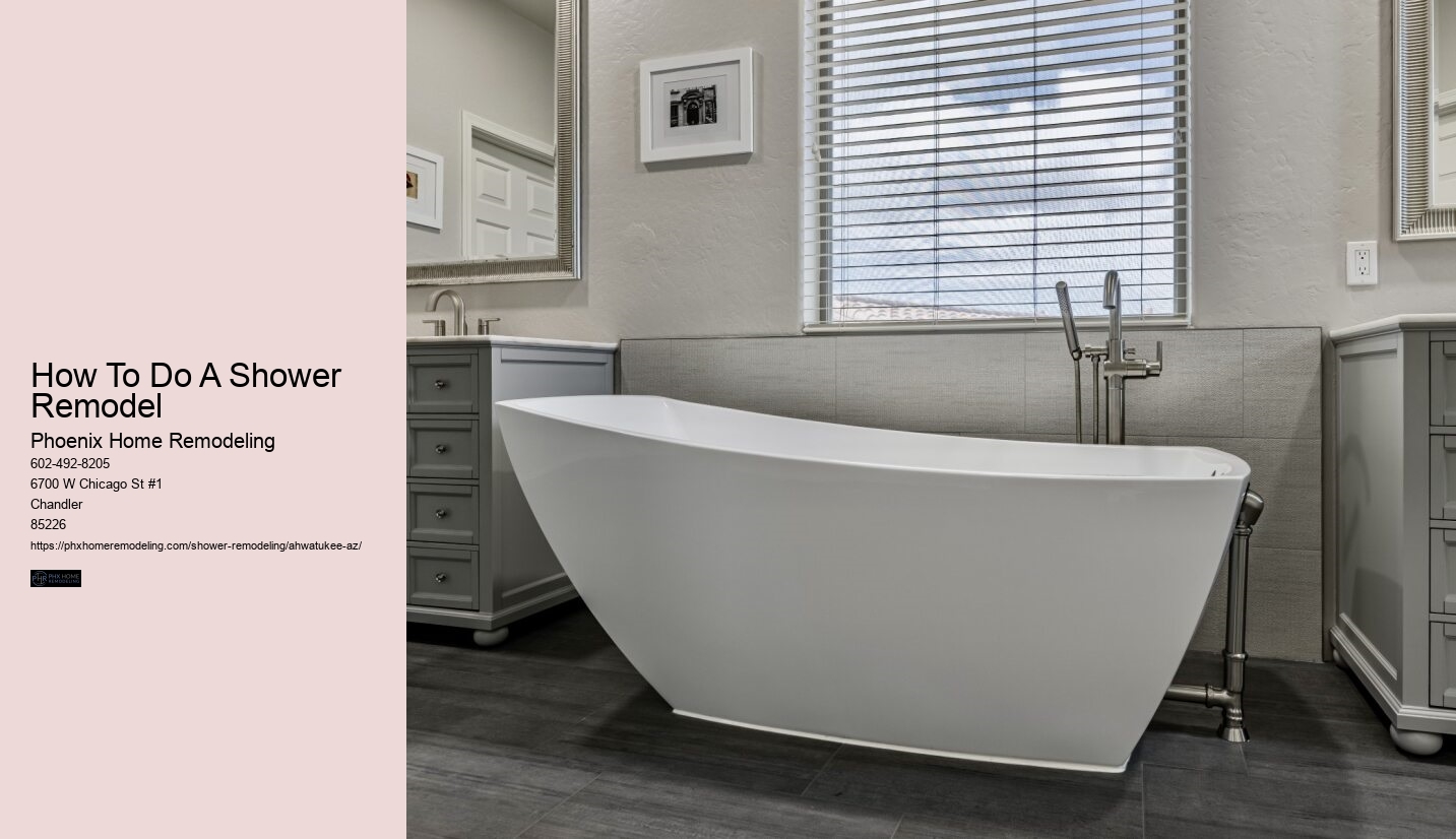 How To Do A Shower Remodel