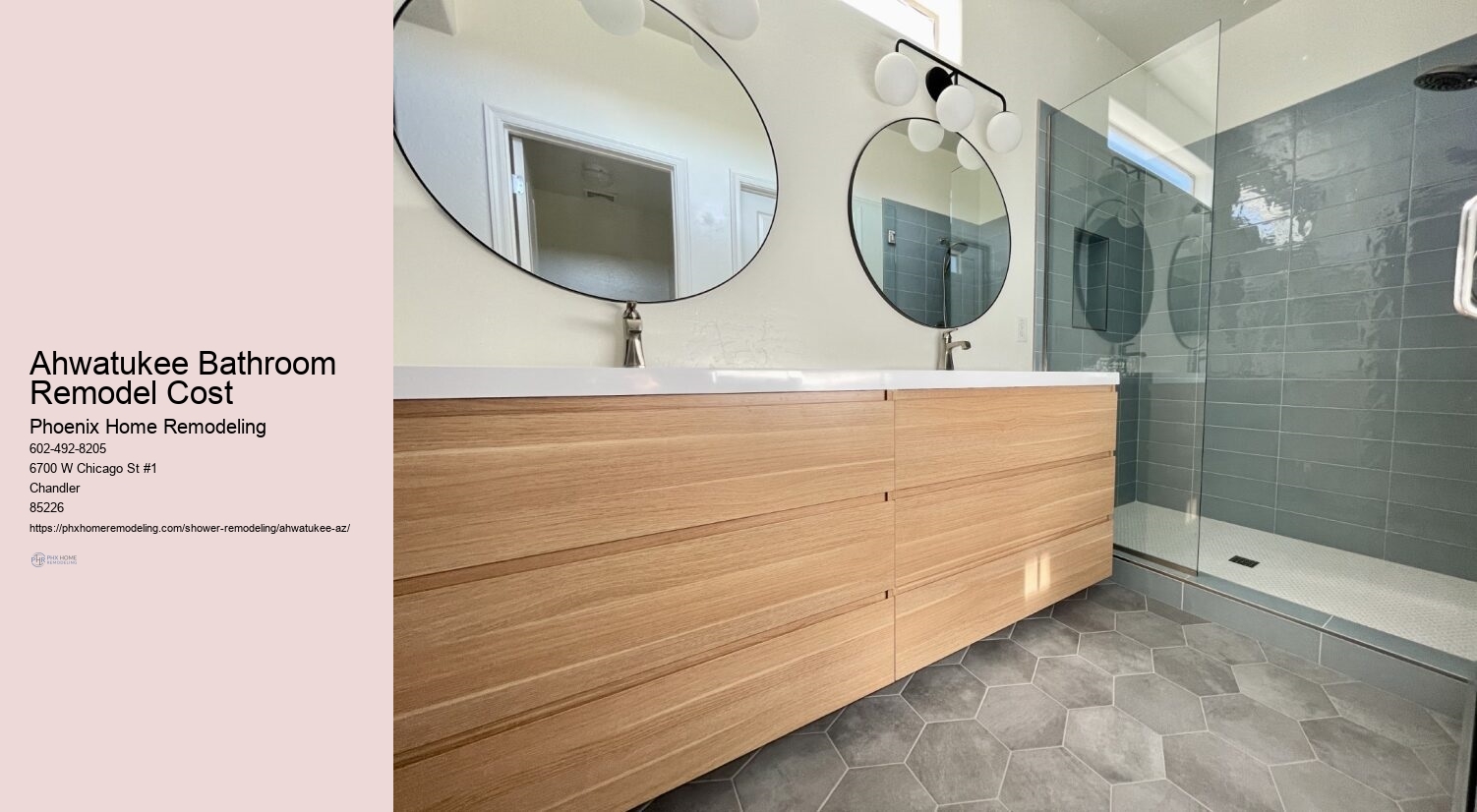 Ahwatukee Bathroom Remodel Cost