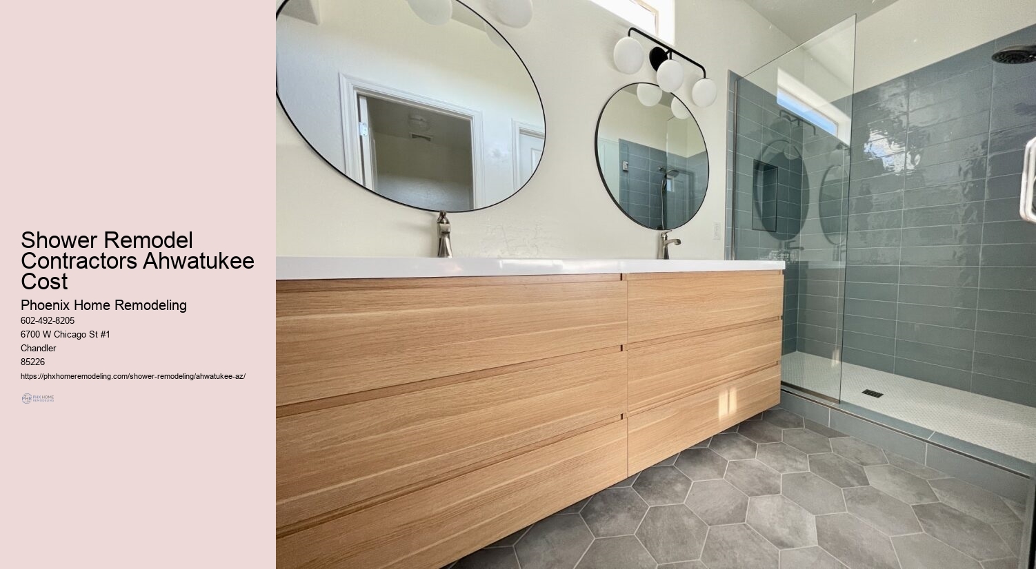 Shower Remodel Contractors Ahwatukee Cost