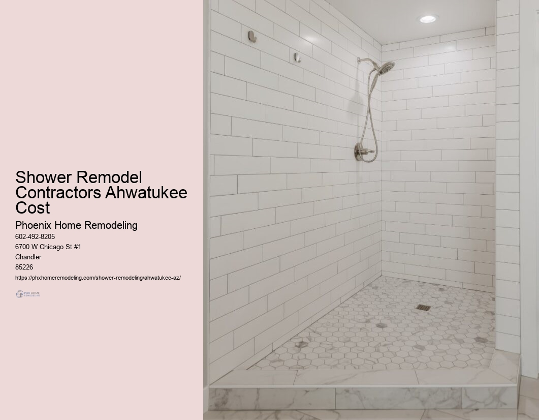 Shower Remodeling Contractors Near Me In Ahwatukee Az