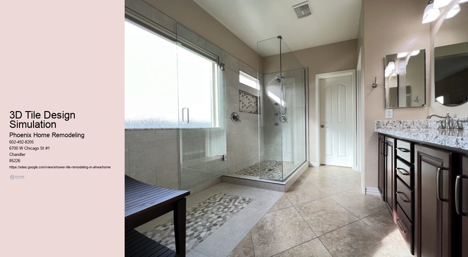 Renovation Of Shower Tiles