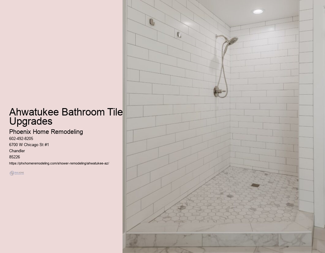 Ahwatukee Shower Tile Consultation
