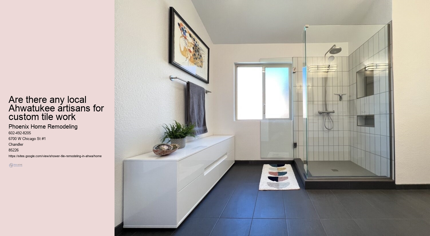 Custom Shower Remodel