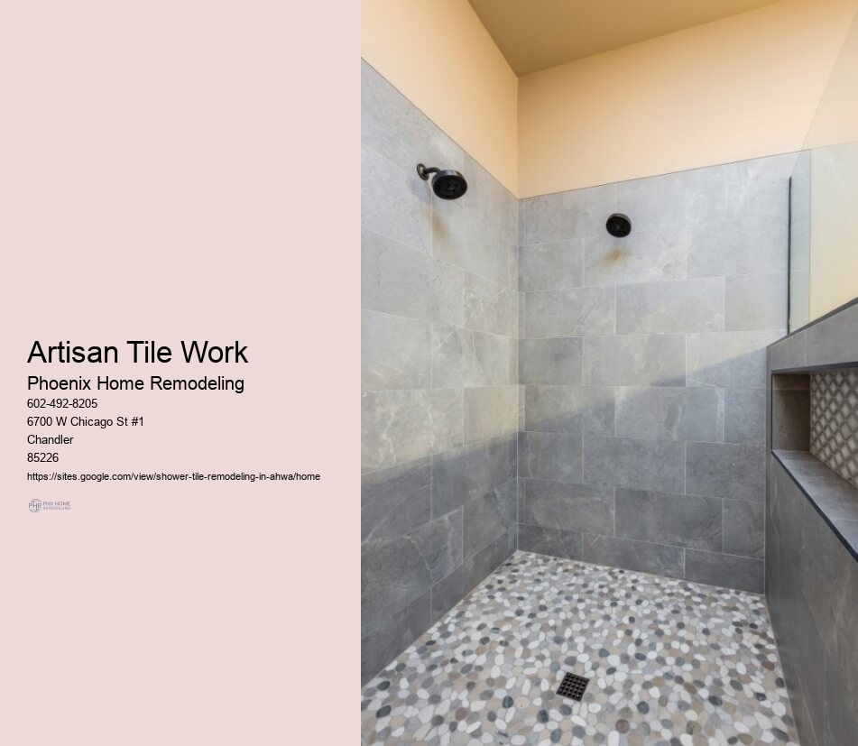 Are mosaic tiles suitable for Ahwatukee shower remodeling