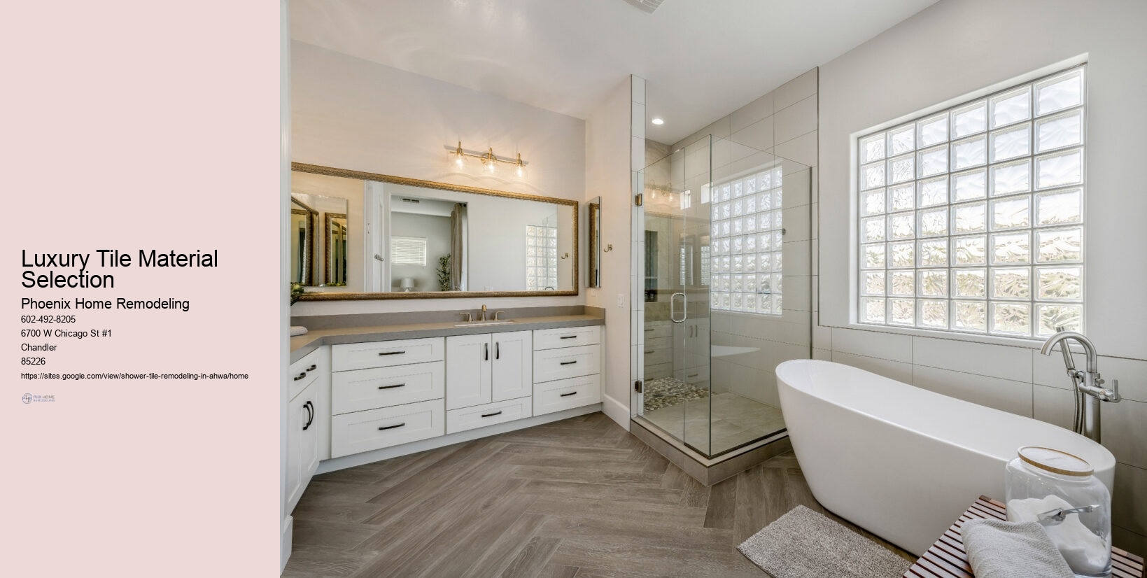 Luxury Tile Material Selection