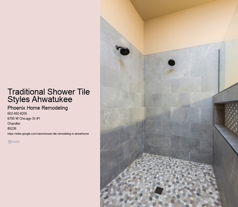 Shower tile remodeling