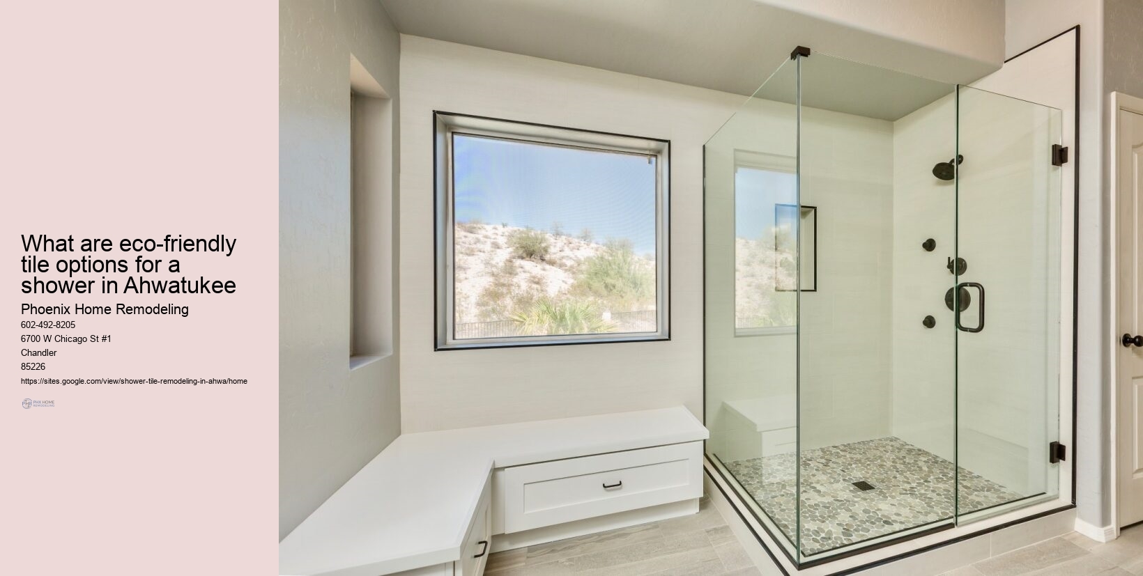 Does it matter what kind of tile you use in a shower