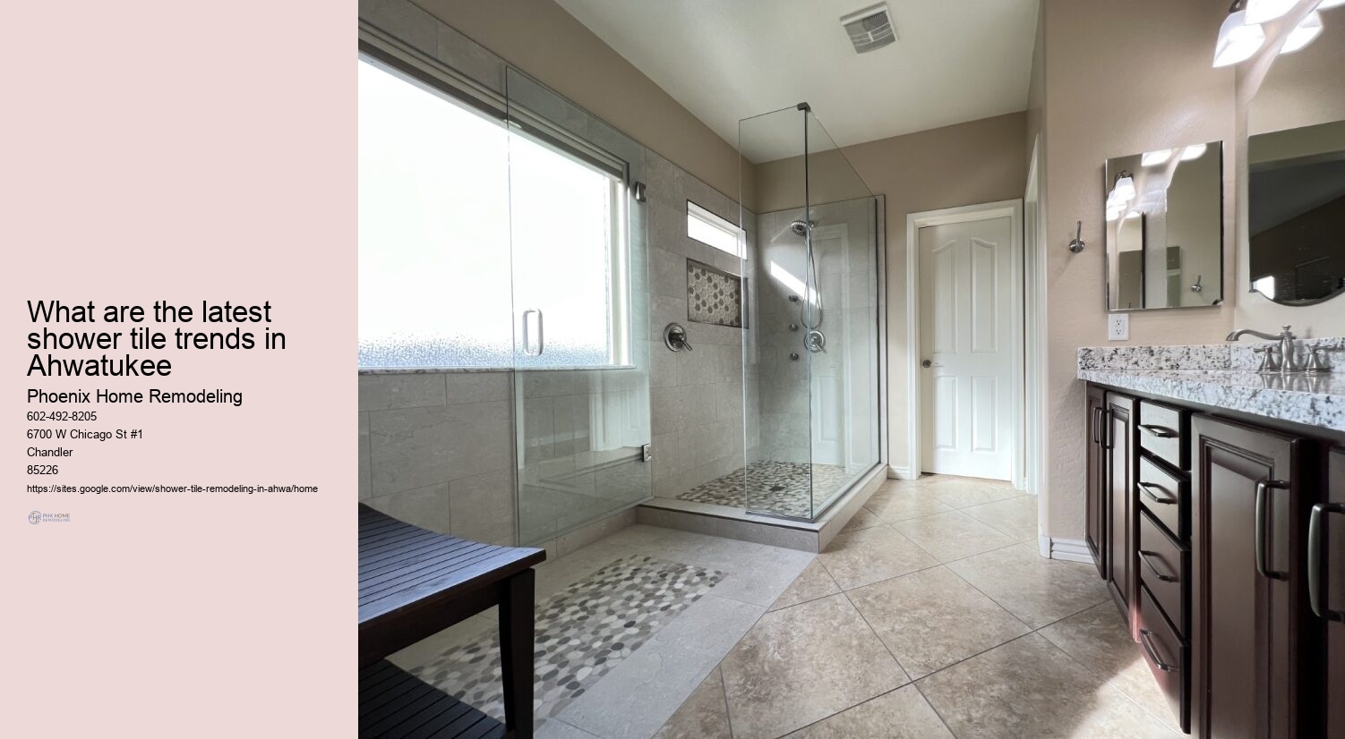 Shower tile installation